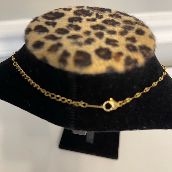 Prada Reworked Repurposed Triangle Necklace Gold - Picture 7 of 11